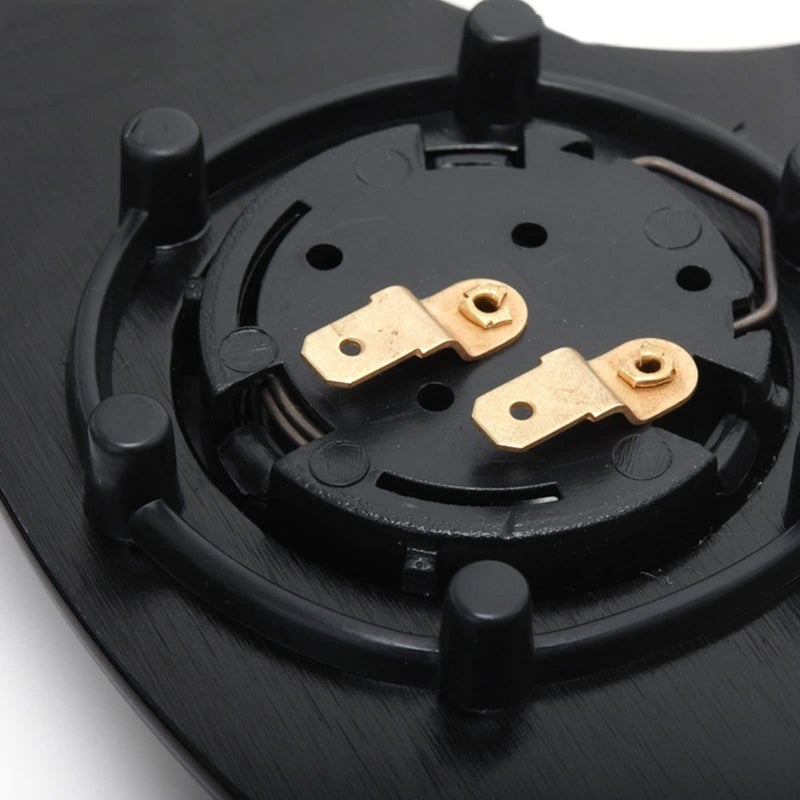 YEHICY 13.8â€Suede Leather Racing Steering Wheel Flat Drifting Universal Sports Steering Wheel with Horn Button for Car Sim Driving - Image 3